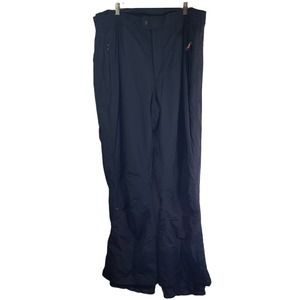 OBERMEYER Men's 2X Black Solid Snow Pants, Outdoor Pants GUC